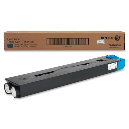Xerox Xerox Cyan Toner Cartridge, 22000 Yield 006R01384